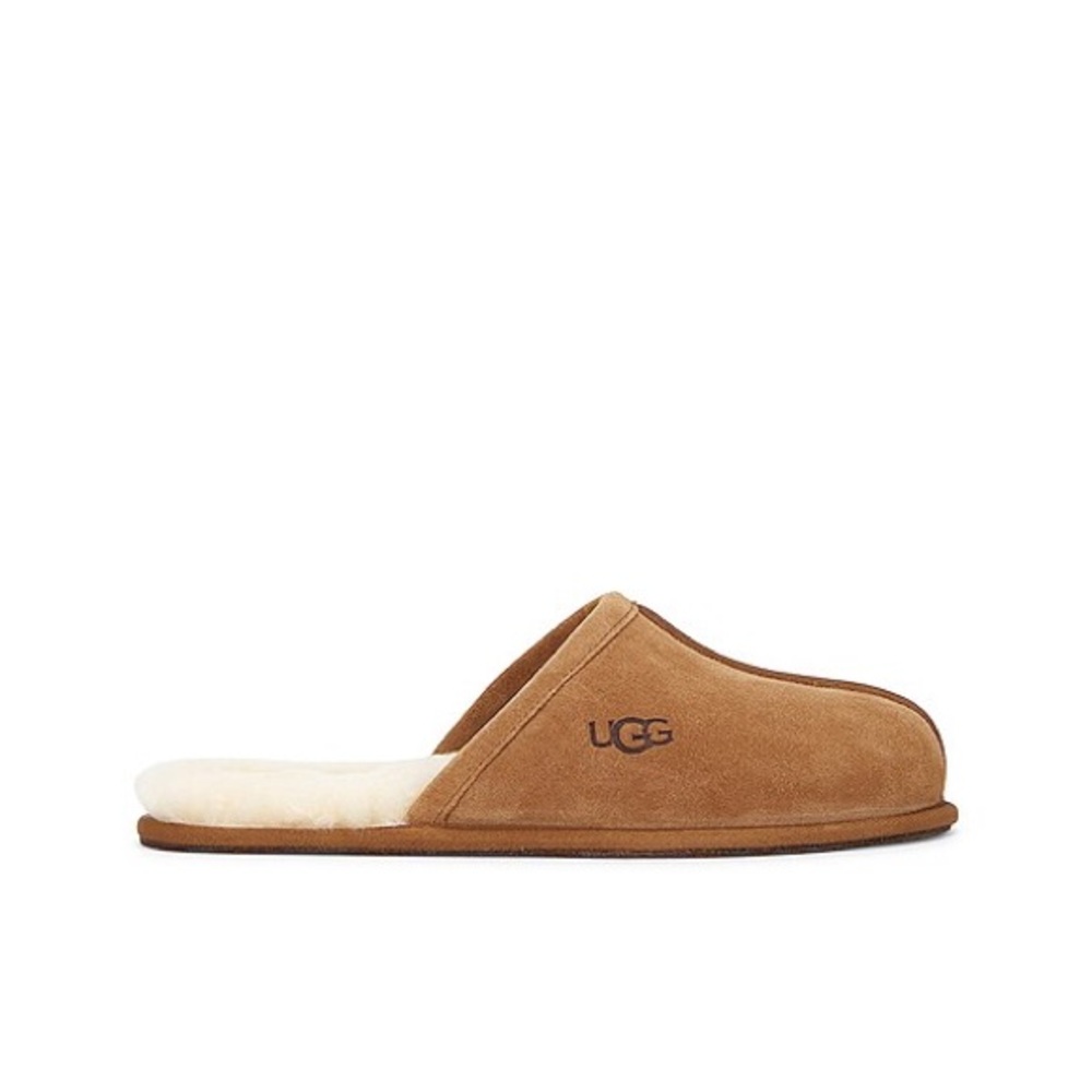 UGG Scuff Suede Slippers in Chestnut